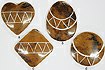 Crackled Shell Pendants