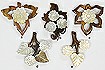 Floral Shells and Butterflies