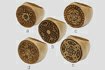 Laser Engraved Wood Rings