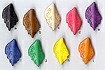 9-color leaf beads